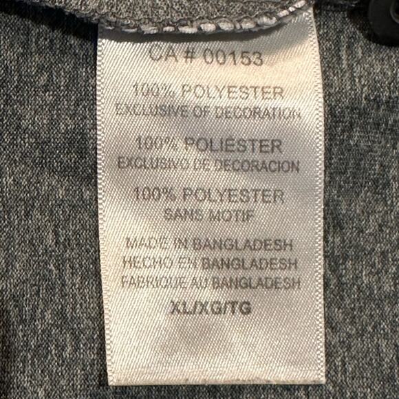 Texas Tech Men’s XL Gray Polo Style Shirt by Champion Embroidered Logo - Picture 6 of 6